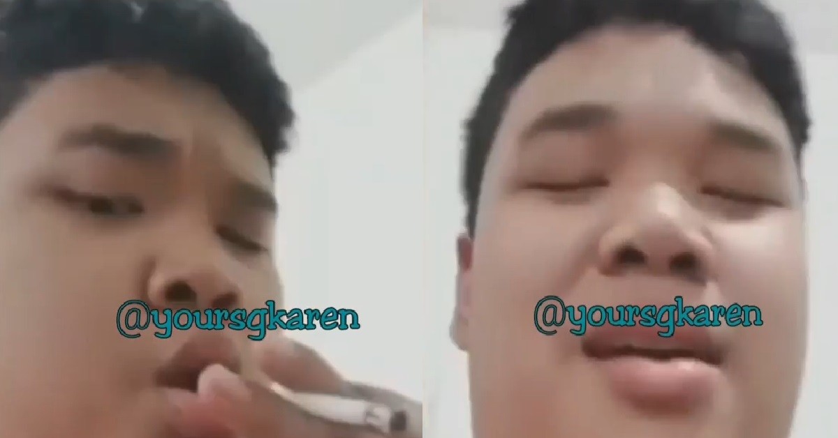 YP SMOKING IN TOILET SO THAT HE CAN INFLATE LIKE A PUFFER FISH