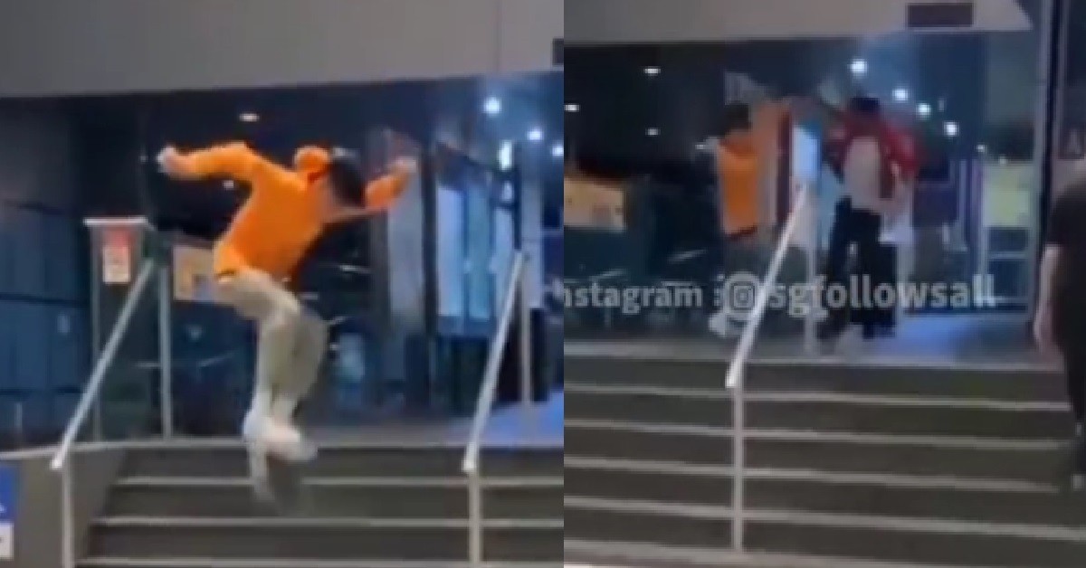 SMRT STAFF WHO TACKLED YP OFF SKATEBOARD AT MRT STATION, SUSPENDED
