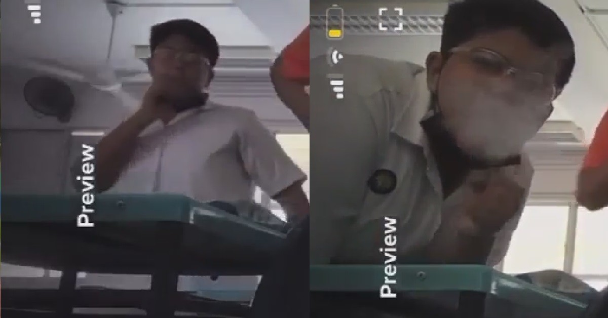 YP DARINGLY VAPING INSIDE CLASSROOM TO SHOW THAT HE IS COOL