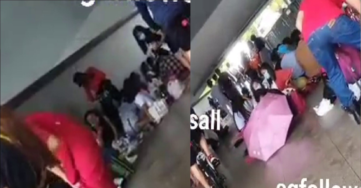 HUNDREDS OF MAIDS GATHER AT MBS BECAUSE THEY SUNDAY OFF, VIRUS ALSO SUNDAY OFF