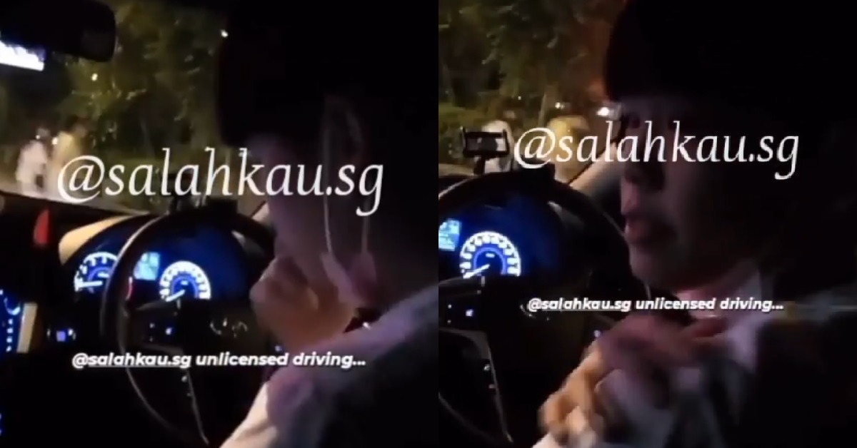 YP BENG ALLEGEDLY DRIVING CAR ON THE ROAD WITHOUT A LICENSE