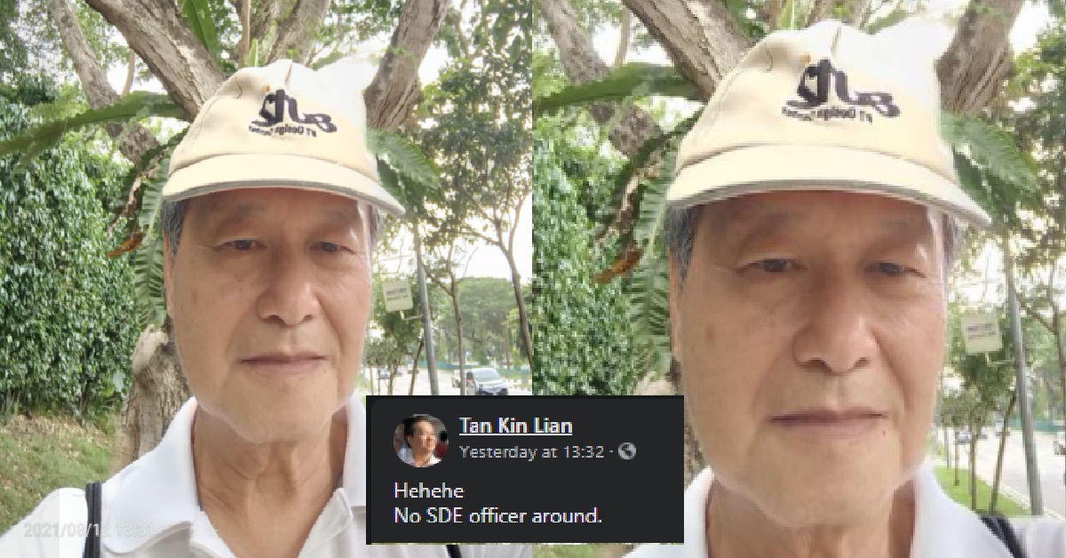 EX-PRESIDENTIAL CANDIDATE NO WEAR MASK, SAY: “HEHEHE NO SDE OFFICER AROUND”