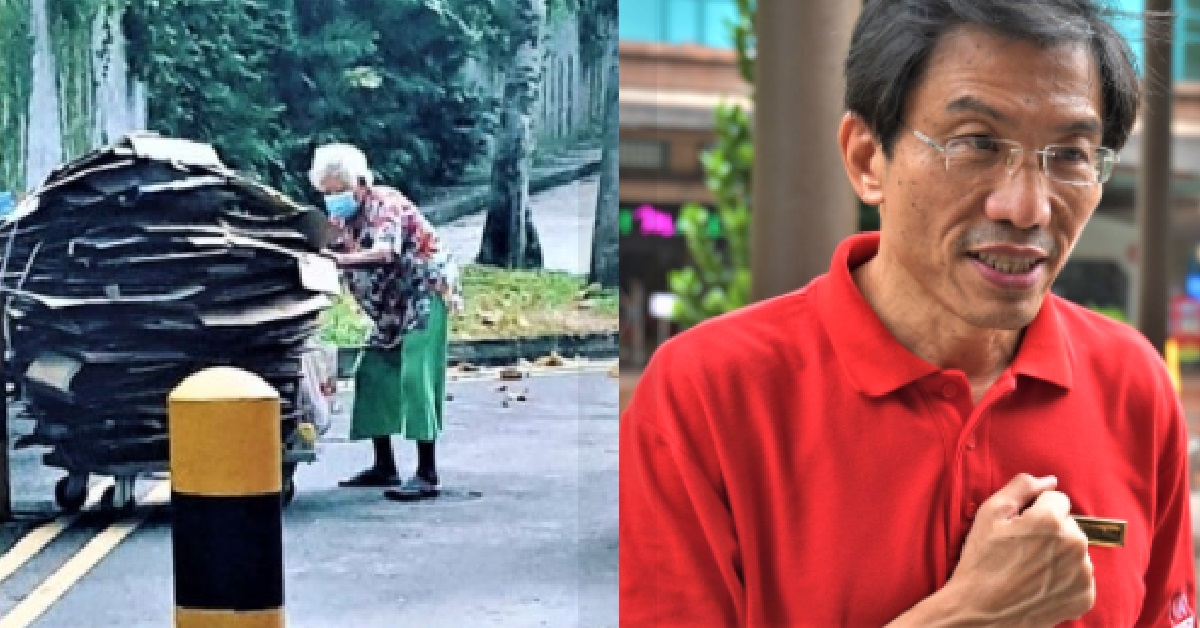 CHEE SOON JUAN BELANJA CARDBOARD COLLECTORS AND ELDERLY TO MAKAN