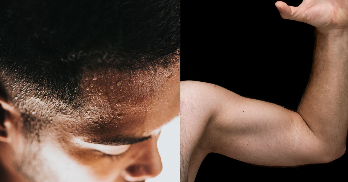 MAN SMELLS SOUR SMELL IN ROOM THINK GOT GHOST, ENDS UP IS HIS ARMPIT