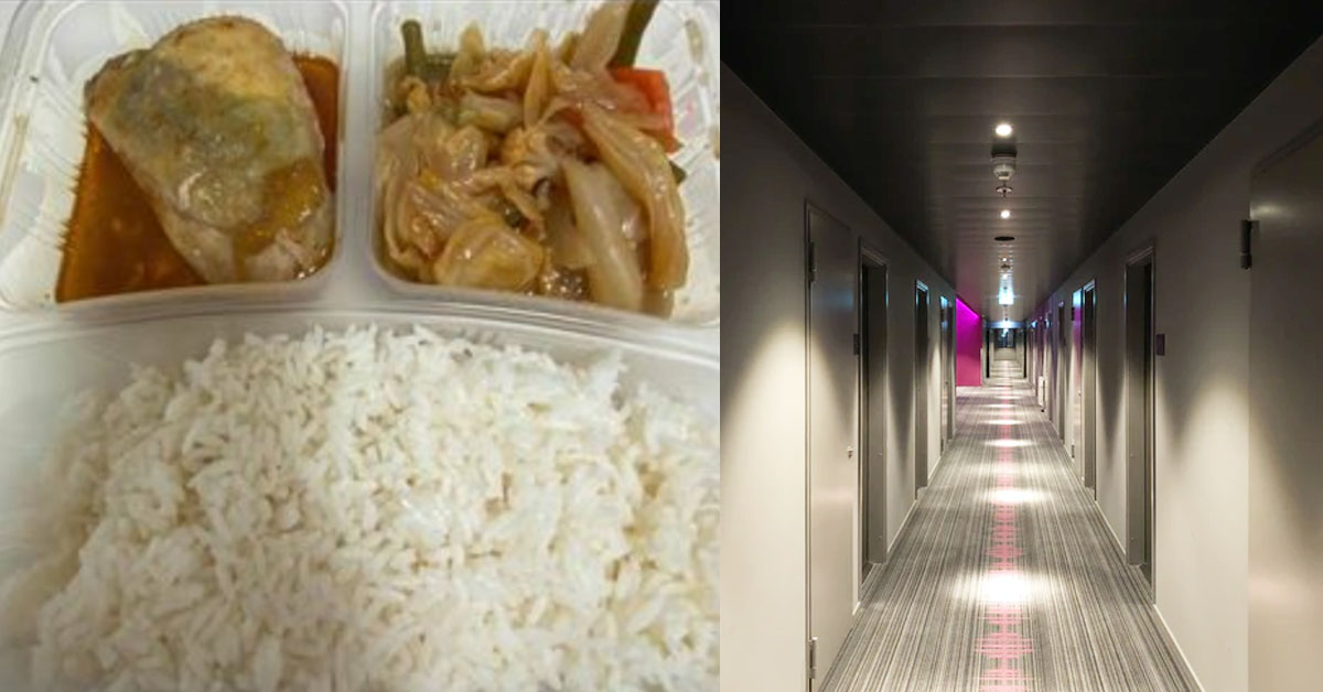 HOTEL AT BUGIS AREA PROVIDES CRAPPY MEALS SO BAD THAT STAFF SKIPS LUNCH