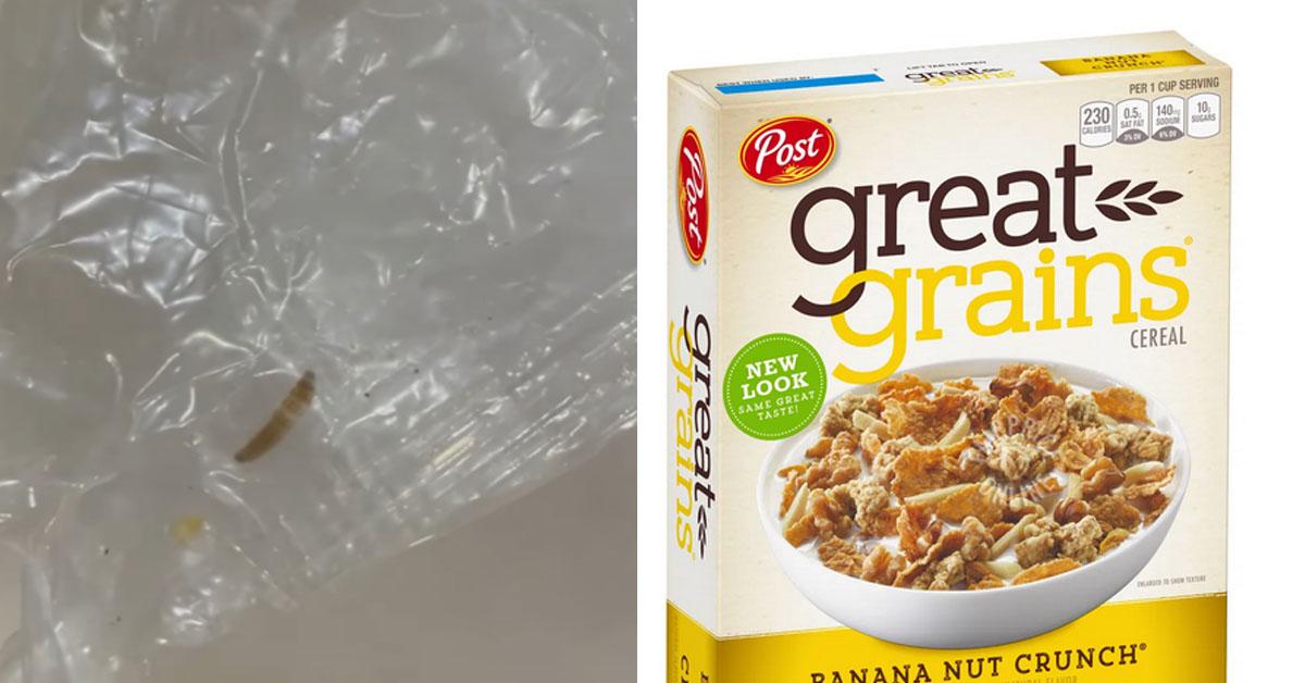 NETIZEN FOUND BUGS IN POST CEREAL, MANUFACTURER & DISTRIBUTOR DONT CARE