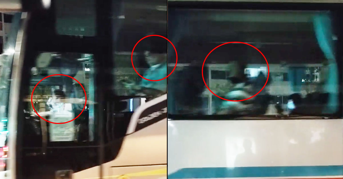 NETIZEN CAUGHT PRIVATE BUS DRIVER & PASSENGERS FAILING TO WEAR MASK