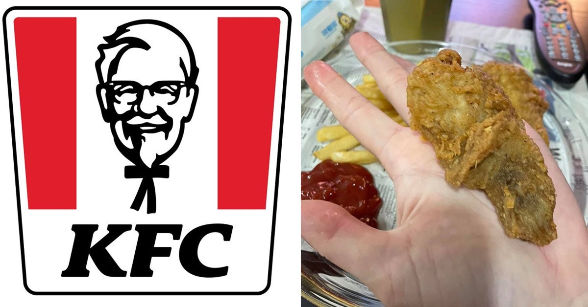CUSTOMERS COMPLAIN KFC CHICKEN GETTING SMALLER & SMALLER