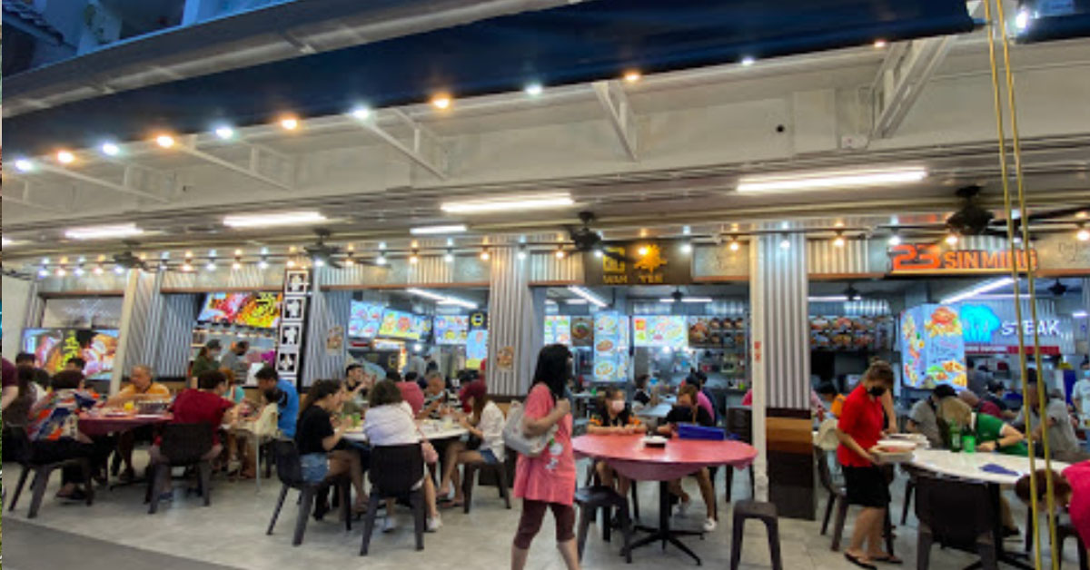 COFFEESHOP AT SIN MING AMONG NEWS CLUSTER IN SINGAPORE