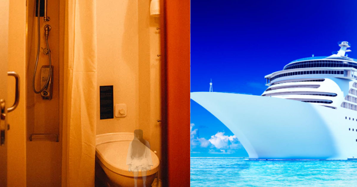 4 Y.O DAUGHTER RUNS IN TERROR AFTER SEEING ‘MAN’ IN CRUISE TOILET