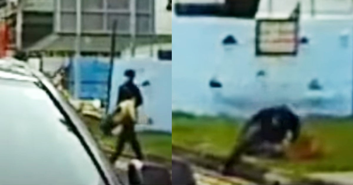 MAN TRYS TO SCAM INSURANCE BY GETTING BANG BY CAR AT TAMPINES