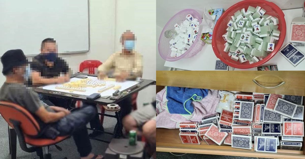 13 PEOPLE CAUGHT GAMBLING AT BUKIT BATOK CRESCENT, UNDER INVESTIGATION