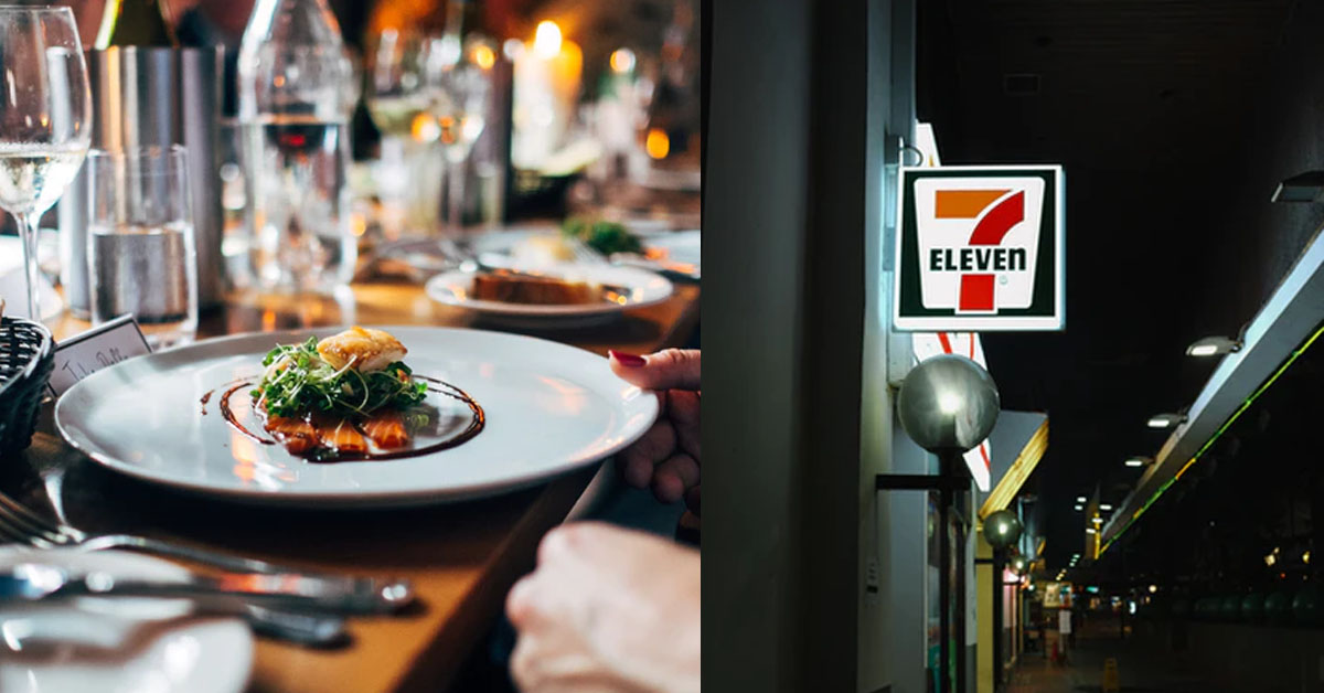 BF TREATS FEMALE FRIEND TO HIGH-END FOOD, TREAT GF 7-11 FOOD