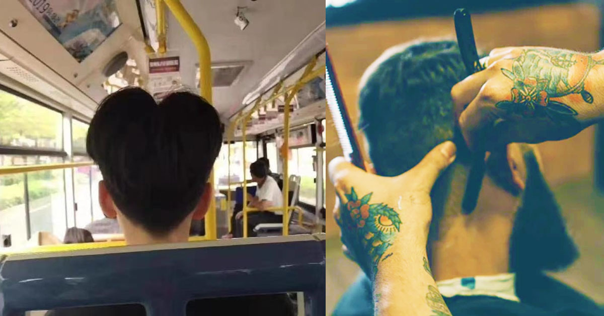 MAN IN CHINA HAVE HEART SHAPE HAIRSTYLE TO FIND TRUE LOVE