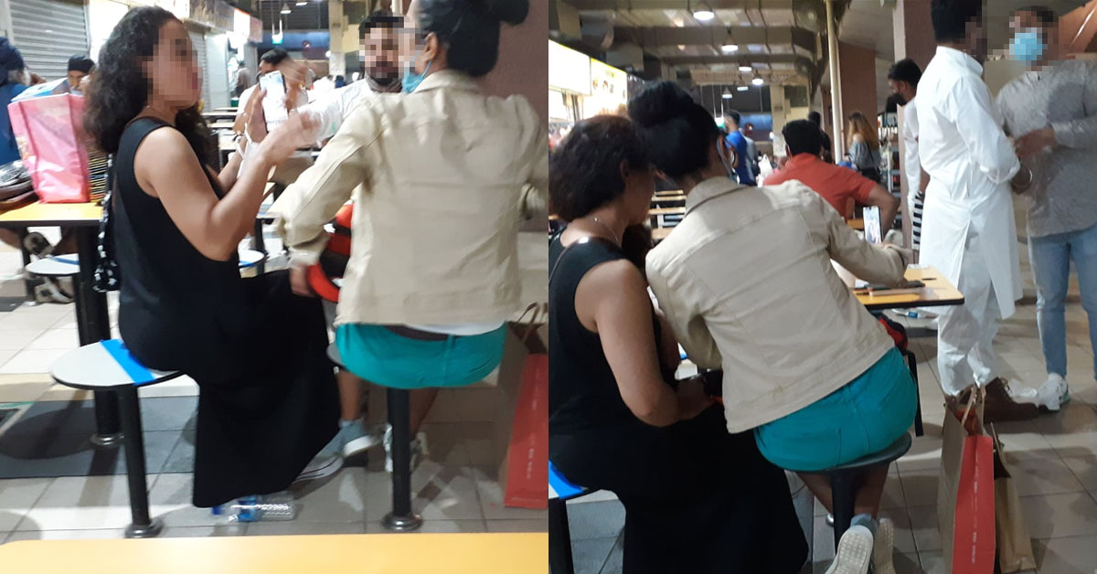 TEKKA HAWKER CENTER STILL PEOPLE DINE-IN WITH MORE THAN 2 PAX