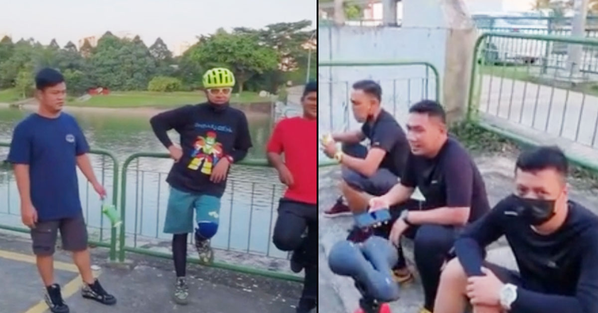 PROUD CYCLISTIST GATHERS & POST VIDEOS ONLINE IN GROUP OF 7