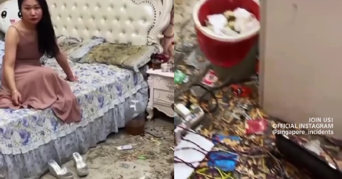 VIET WOMAN’S HORRIFYING ROOM COVERED IN CIGARETTE BUTTS