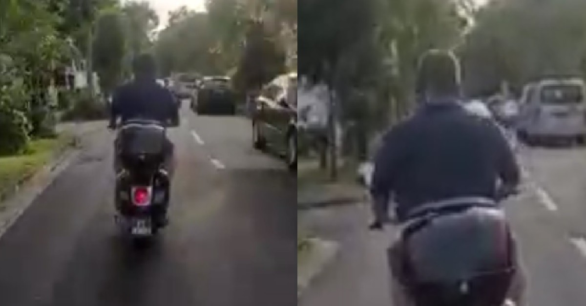 MOTORCYCLIST NO WEAR HELMET BECAUSE HIS HEAD IS TOUGHER THAN THE ROAD