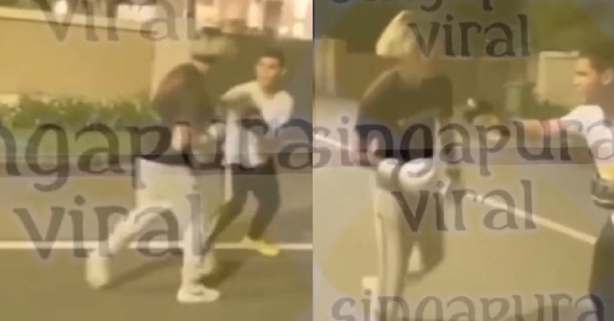 ANG MOH YPS FIGHTING, GUY GETS COCKY & STARTS DANCING DURING FIGHT
