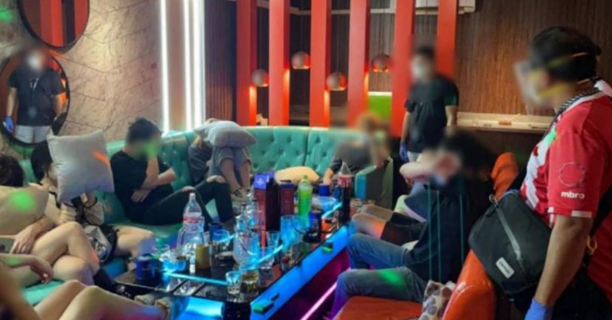 POLICE RAID KTV AT UBI, KALLANG, OUTRAM, GEYLANG & NORTH BRIDGE RD