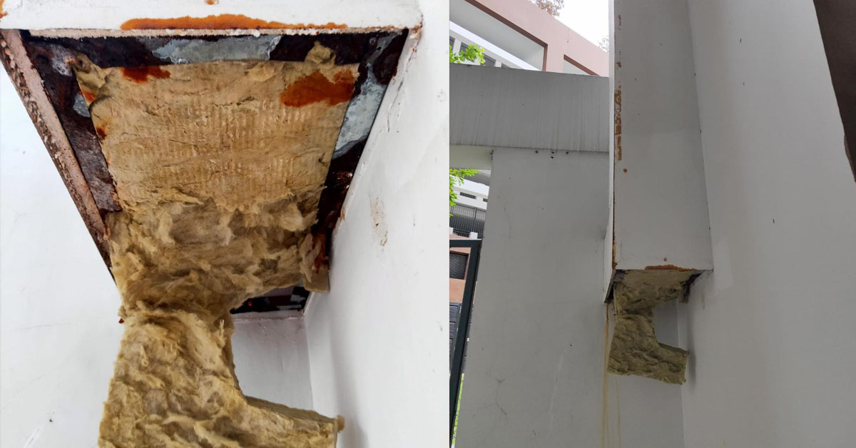 INFRASTRUCTURE DEFECTS FOUND AT HOUGANG MEADOW