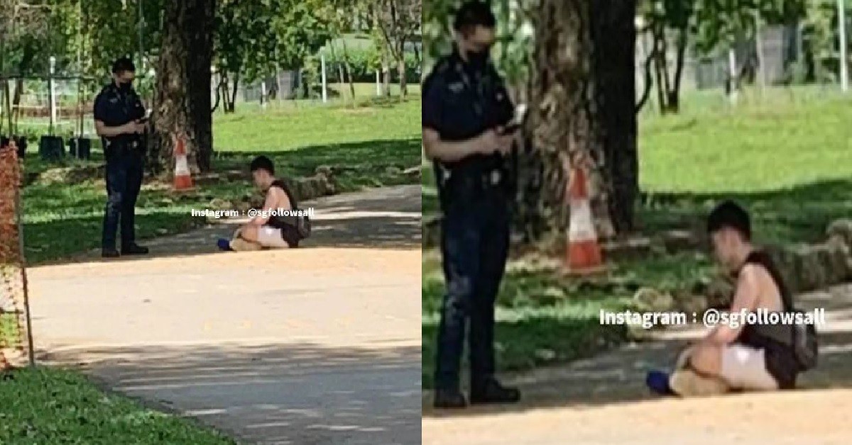 PERVERT EXPOSE KKB TO GIRL & TRY TO FORCE HER ONTO THE GROUND @ BEDOK PARK