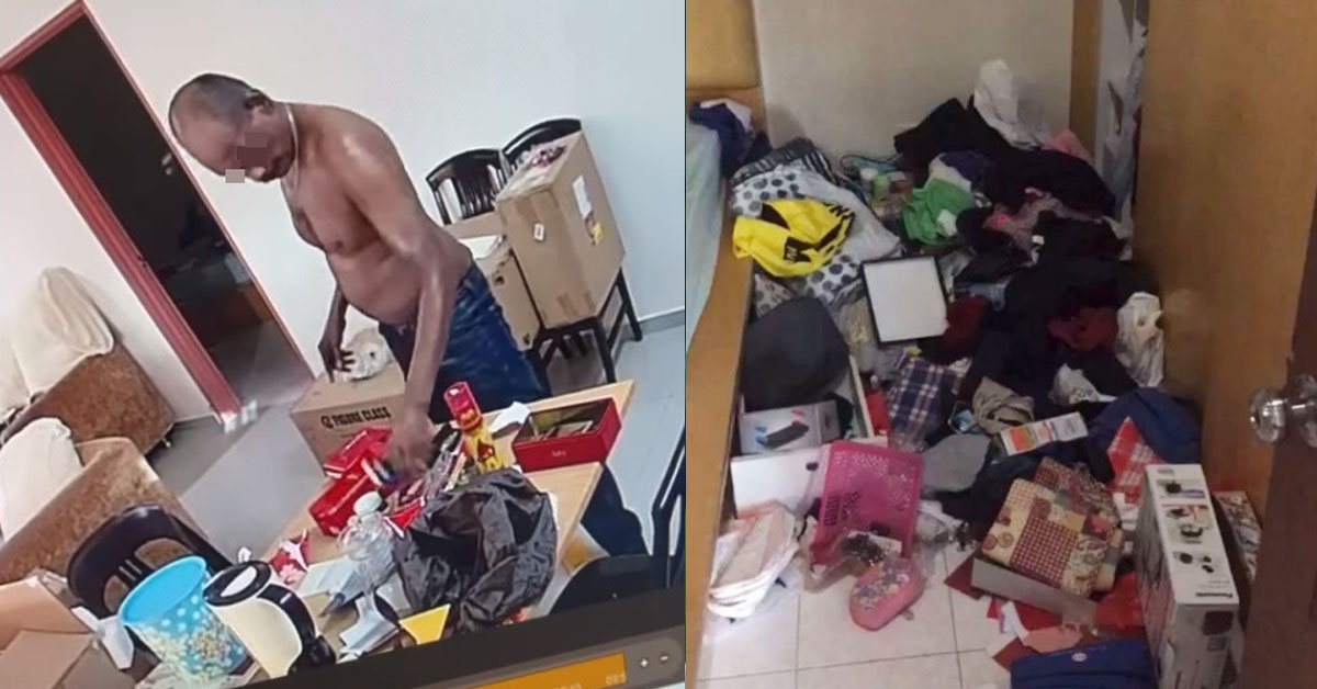 SHIRTLESS BURGLAR ROBS HOME IN JB, WHILE OWNER IS WORKING IN S’PORE