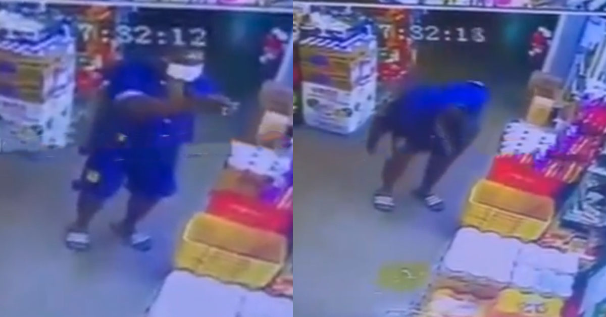 MAN NOT HAPPY SMASHES EGG IN AMK MINI-MART, LEAVING MESS BEHIND