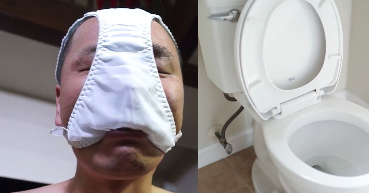 GF FORCES BF TO WEAR HER PANTIES ON HIS HEAD TO RESPECT HER AUTHORITY