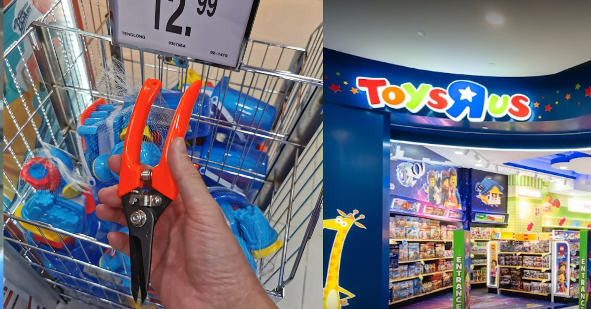 PARENT FOUND CUTTER IN TOY”R”US AMONG TOYS AT GREAT WORLD CITY