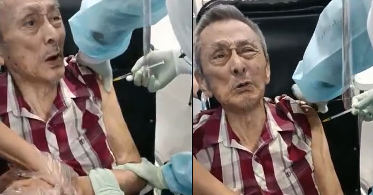 UNCLE GOT JAB SCOLD “KNNB CCB” MANY STAFF HAVE TO HOLD HIM DOWN