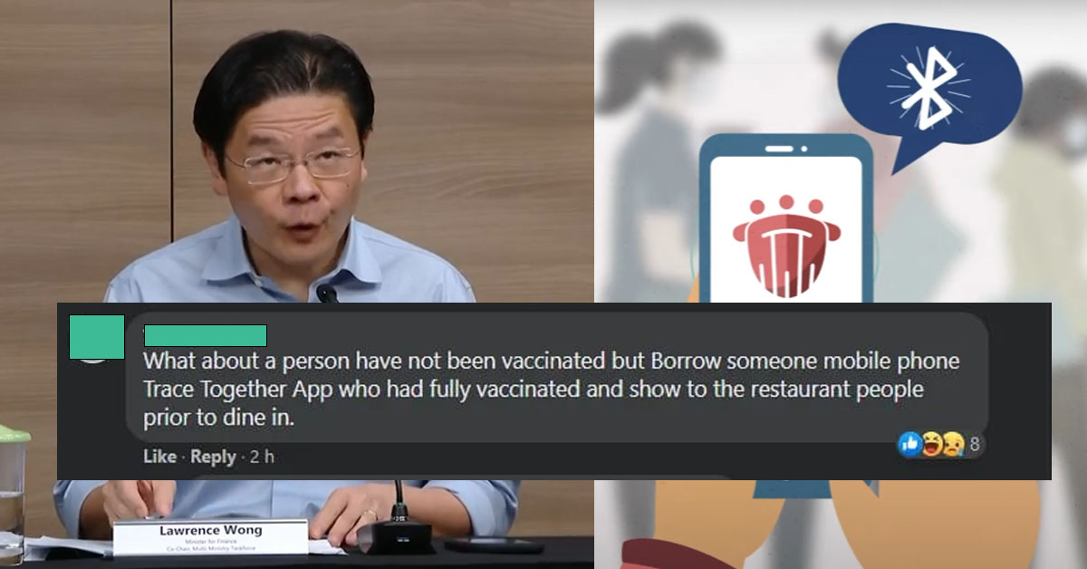 MAN SAYS CAN USE OTHER PPL’S PHONE AS LOOPHOLE FOR VACCINATION STATUS