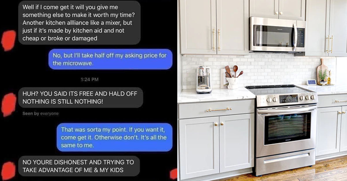 SINGLE MOM SAID THAT SHE DESERVES TO GET EVERYTHING FOR FREE