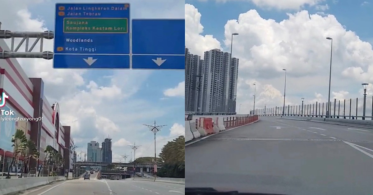 SOULLESS ROADS FROM JOHOR CUSTOMS TO SPORE SHARED BY NETIZEN