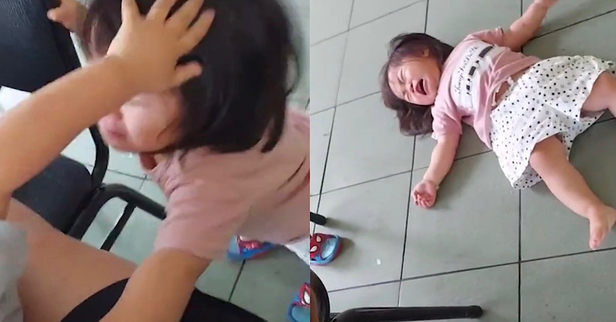 TODDLER SISTER GETS TKO BY TODDLER BROTHER IN FIGHT