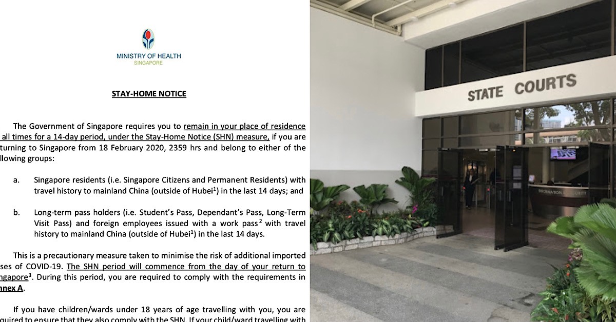 GIRL JAILED THREE WEEKS FOR BREACHING SHN TO MEET BOYFRIEND