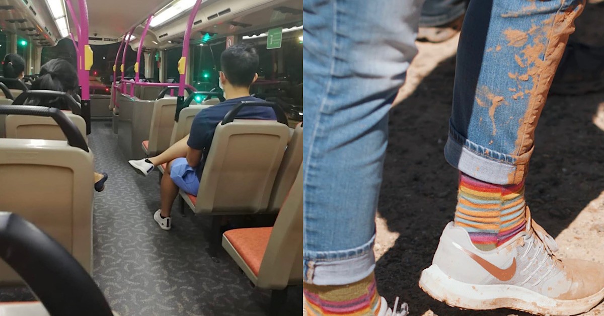 PASSENGER KPKB ABOUT INCONSIDERATE PEOPLE WITH LEGS OUT ON AISLE SEATS