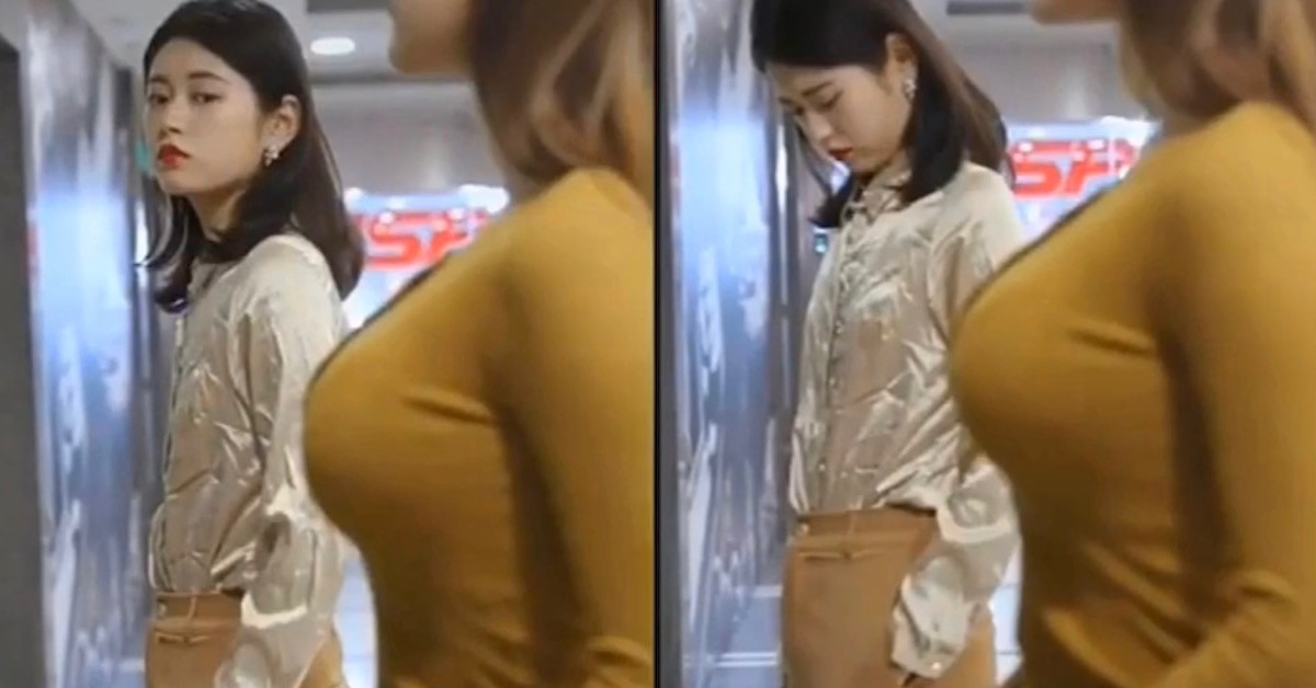 CHIOBU CAUGHT COMPARING PAPAYA SIZES WITH ANOTHER GIRL