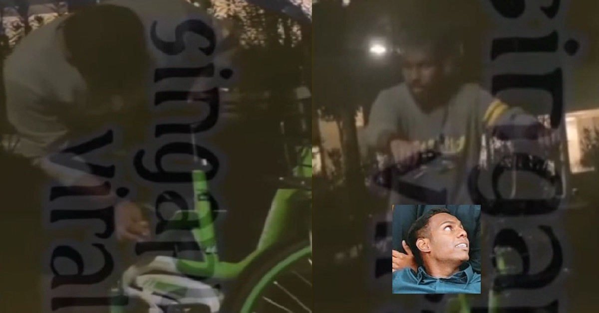 ANJACK NO MONEY UNLOCK BICYCLE, TAKE ROCK BREAK BICYCLE LOCK LIKE CAVEMAN