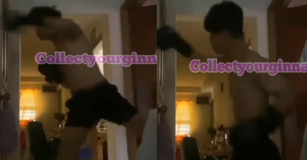 AH BENG NOT HAPPY WITH HIS HOUSE DOOR, 1V1 FIGHT WITH THE DOOR