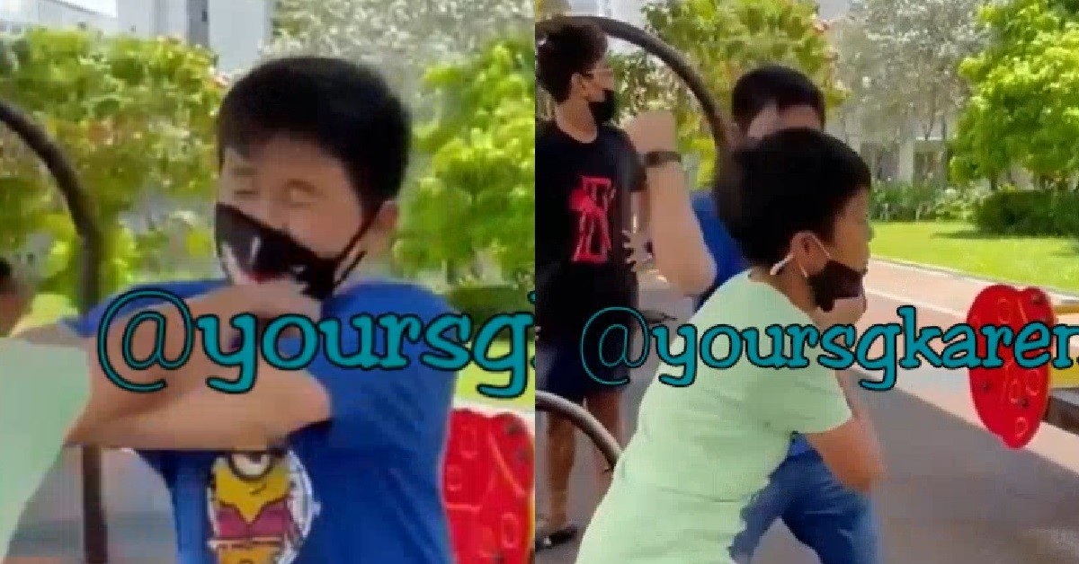 XIAO DIDIS FIGHTING AT PLAYGROUND: “WHY? FIGHT AH!” THEN PUNCH THE FACE