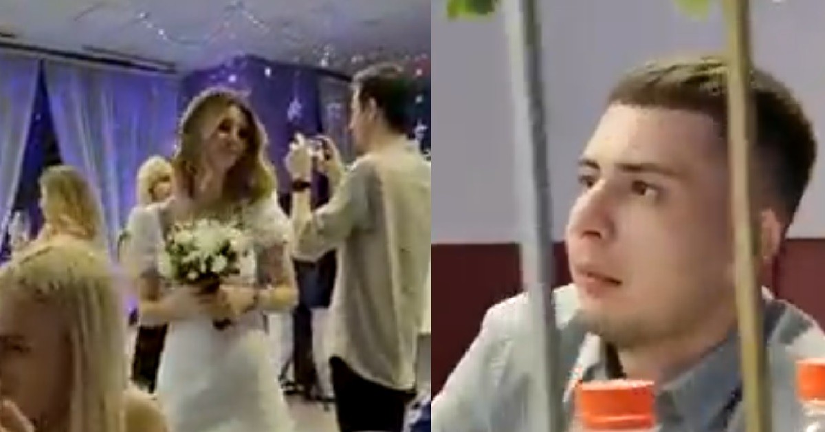 GIRL CATCHES BRIDE’S BOUQUET THEN STARE AT BF, BF STUN LIKE VEGETABLE