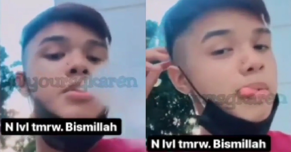 YP TOMORROW N LEVELS, STRESSED SO HE FILM HIMSELF ILLEGALLY VAPING