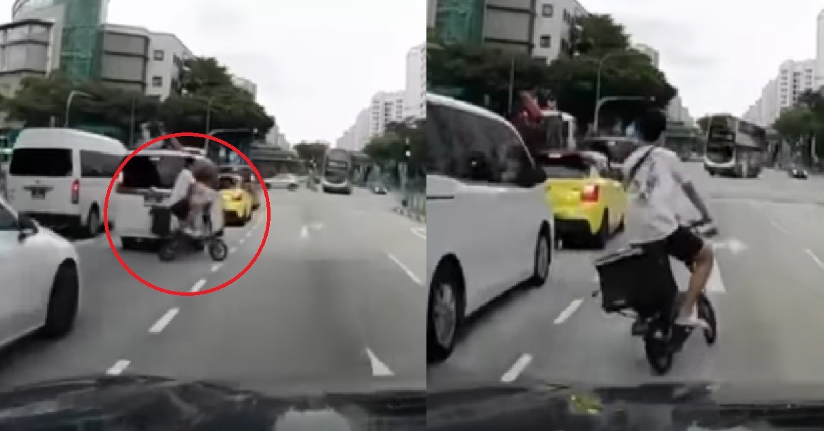 PAB RIDER EAGER TO REUNITE WITH HUNGRY GHOSTS, SUDDENLY DASH ONTO ROAD