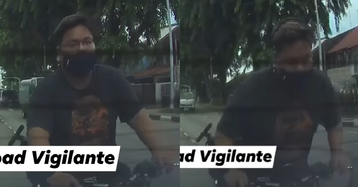 GANGSTER CYCLIST ON ILLEGAL EBIKE BANG INTO CAR AND RIDE AWAY