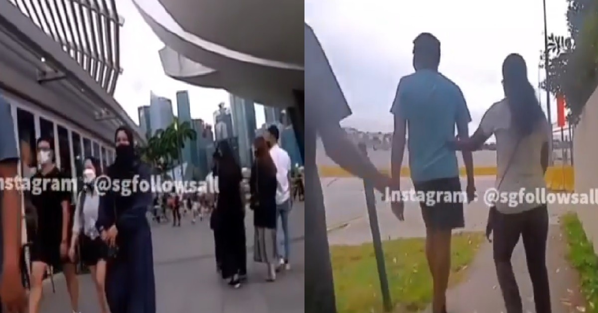 SELF ENTITLED YAO SIU CYCLIST HONKING ALL PEDESTRIANS ON PAVEMENT