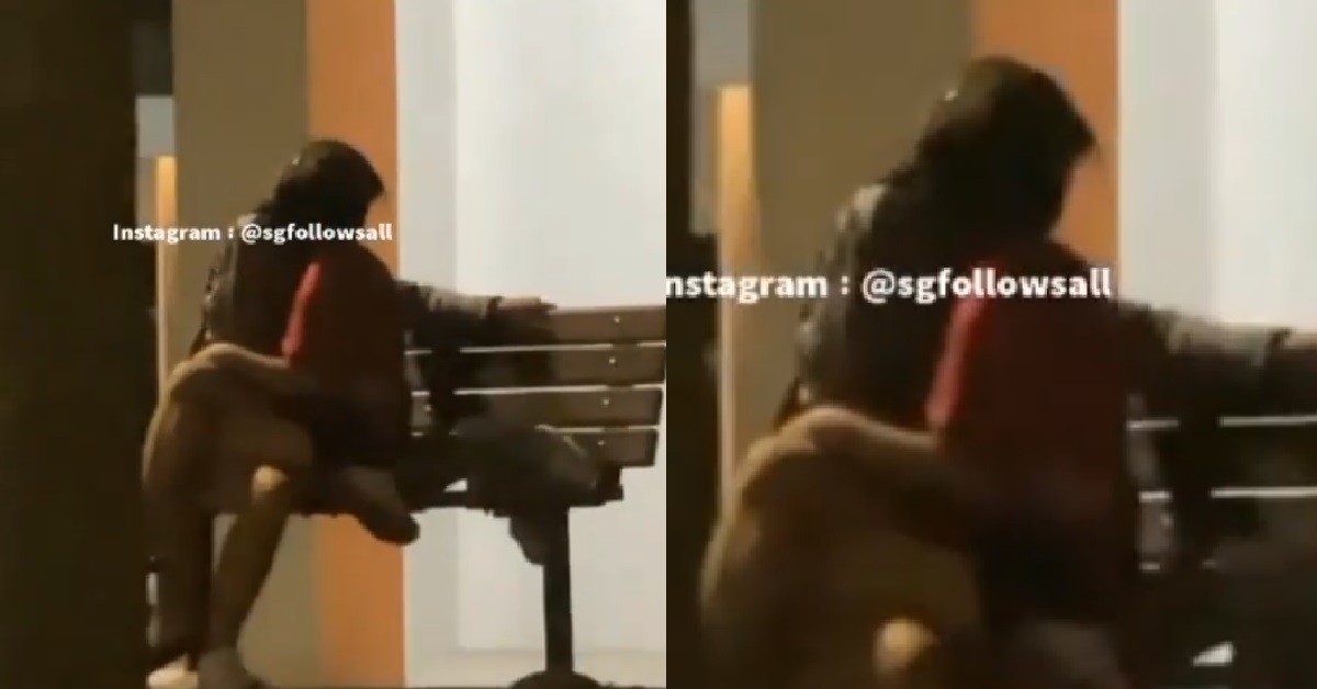 YP COUPLE HANKY PANKY AT VOID DECK, SUCK EACH OTHER NECK