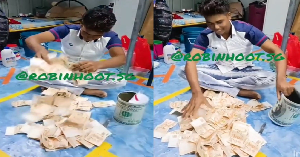 MIGRANT WORKER SHOW OFF MONEY, FELLA GOT MORE MONEY THAN YOU