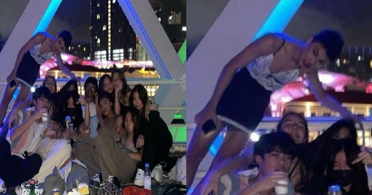 YPS GATHER IN GROUP OF 11 TO GET DRUNK, YP BENG WEARING WOMEN’S DRESS