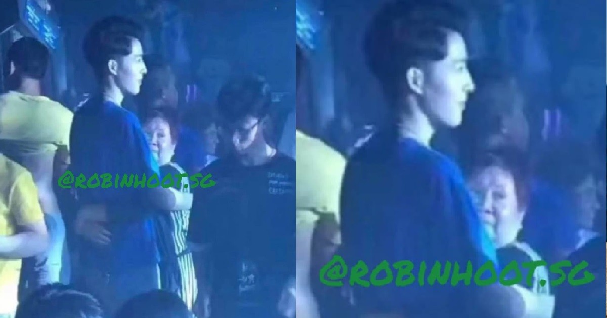 GUY CARESS HIS “SUGAR GRANNY” INSIDE CLUB, IPHONE 13 SECURED